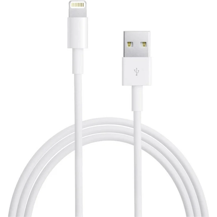 Apple MQUE2ZM/A Lightning auf USB Kabel, geeignet für Apple iPhone/iPod/iPad, 1 m, Ladekabel/Datenkabel, weiß – Bild 2