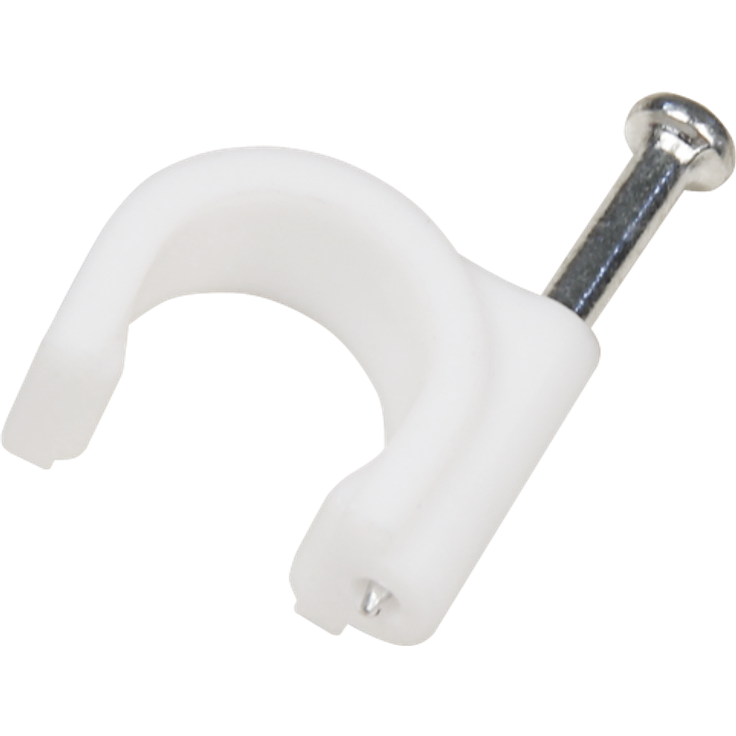 Kabelschelle, 10mm, 100er-Pack, weiß