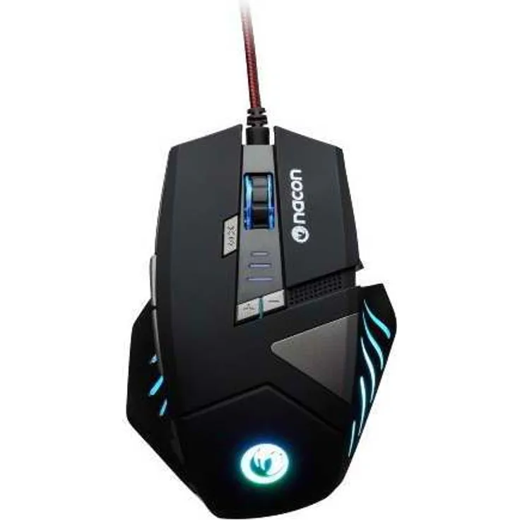 NACON GM-300 Optical Gaming Maus (2500dpi, mehrfarbige Beleuchtung)