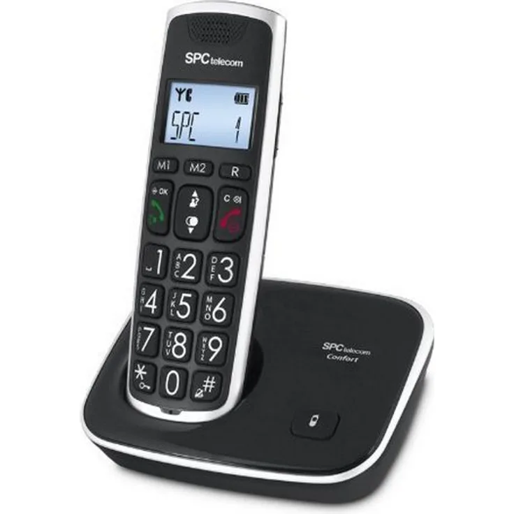 SPC 7608N Telefon DECT-Telefon Anrufer-Identifikation Schwarz