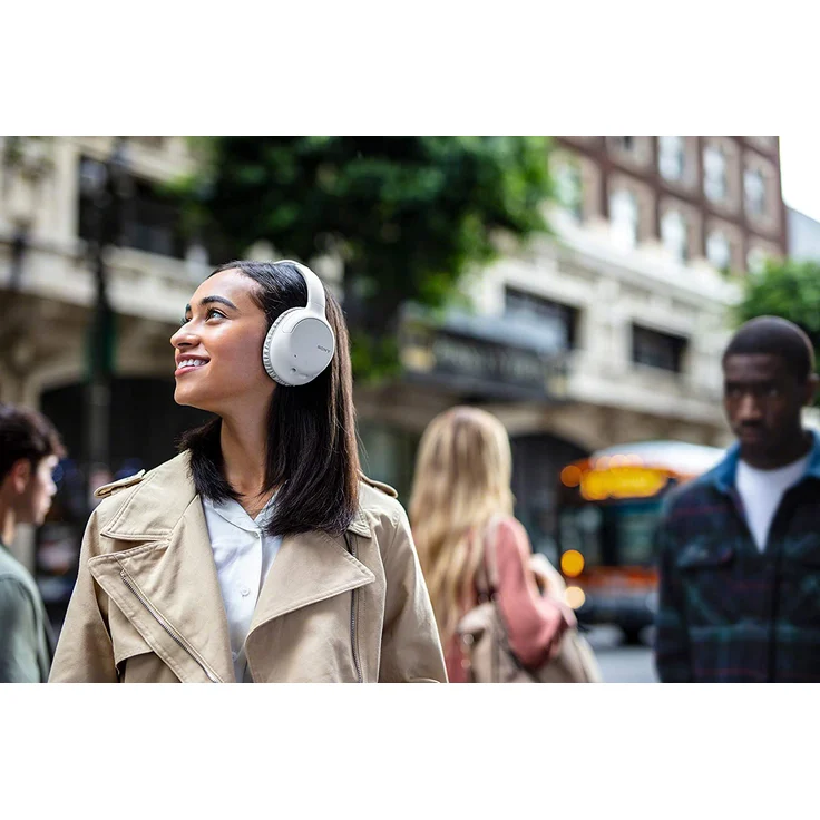 Sony WH-CH710N On-Ear-Kopfhörer, mit Bluetooth, Mikrofon, Noise Cancelling, weiß – Bild 7