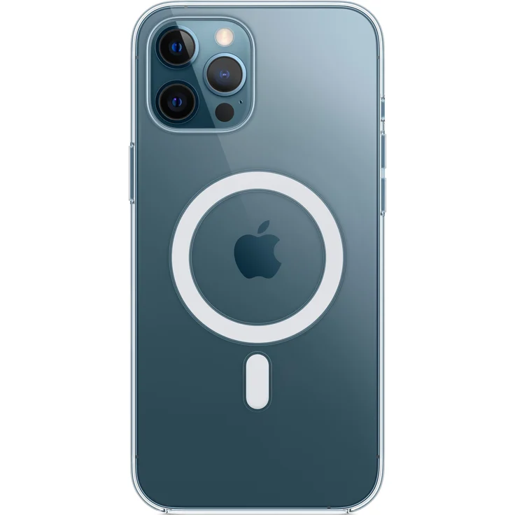 Apple MHLN3ZM/A Clear Case mit MagSafe, geeignet für Apple iPhone 12 Pro Max, Handy-Schutzhülle, transparent – Bild 2