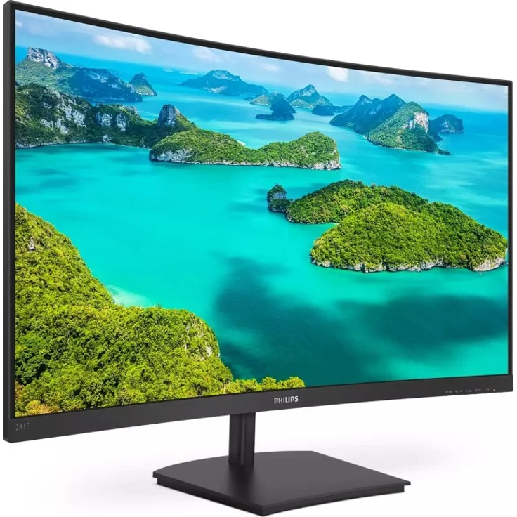 Philips E-line 241E1SC - 23,6 Zoll, Full HD (1920 x 1080), VA-Panel, 75Hz, 4ms, 250cd/m² (241E1SC/00) – Bild 2