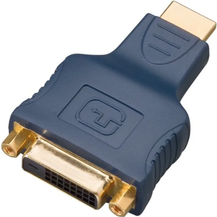 Schwaiger FLV739 031 HQ HDMI/DVI Adapter, Metall