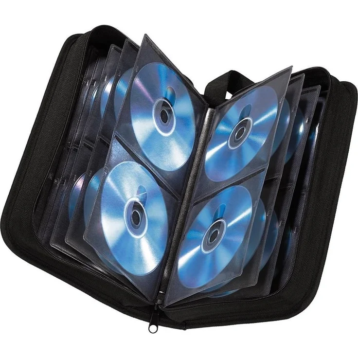 Hama CD-/DVD-/Blu-ray-Tasche 104 schwarz – Bild 1