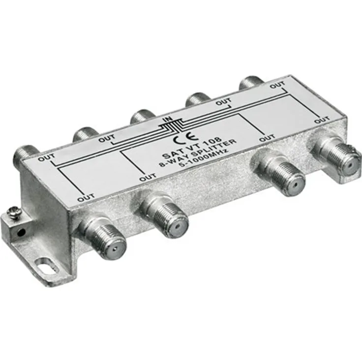 GOOBAY Wentronic BK-Verteiler (8-fach, 5-1000 MHz)
