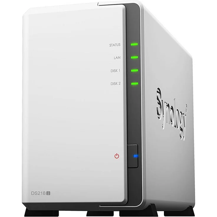 Synology DS218J 2 Bay Desktop-NAS-Gehäuse – Bild 1
