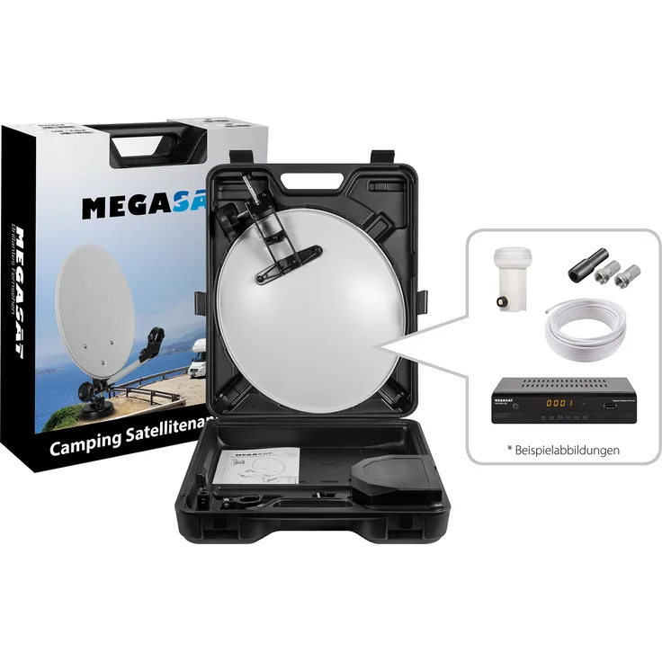 Megasat Campingkoffer HD 6000 Mobile Satellitenanlage im Transportkoffer