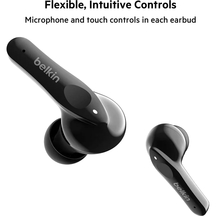 Belkin SOUNDFORM Move, True Wireless In-Ear Kopfhörer, mit Bluetooth, Mikrofon, spritzwassergeschützt (IPX5), schwarz – Bild 12