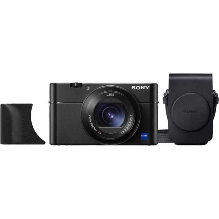 Sony Cyber-shot DSC-RX100 VA Kit schwarz inkl. Tasche + Griffbefestigung