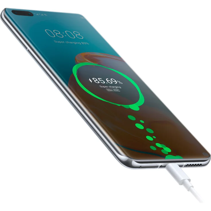 Huawei P40 Pro 5G Smartphone 16,71cm (6,58 Zoll) OLED-Display, 256GB interner Speicher, 8GB RAM, Dual-SIM, Android, Silver Frost – Bild 9