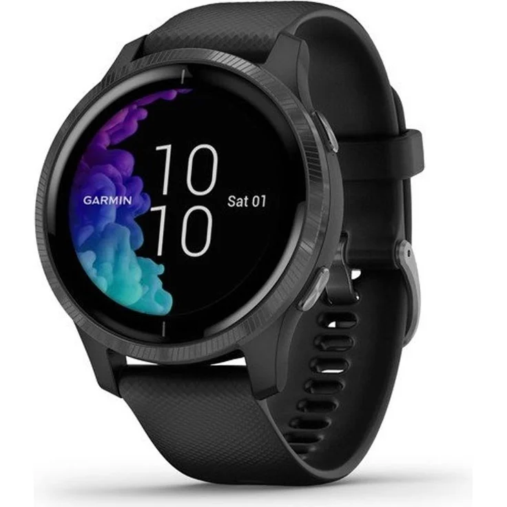 Garmin venu Smartwatch Unisex, Einheitsgröße, Schwarz/Schiefergrau (010-02173-12) – Bild 3