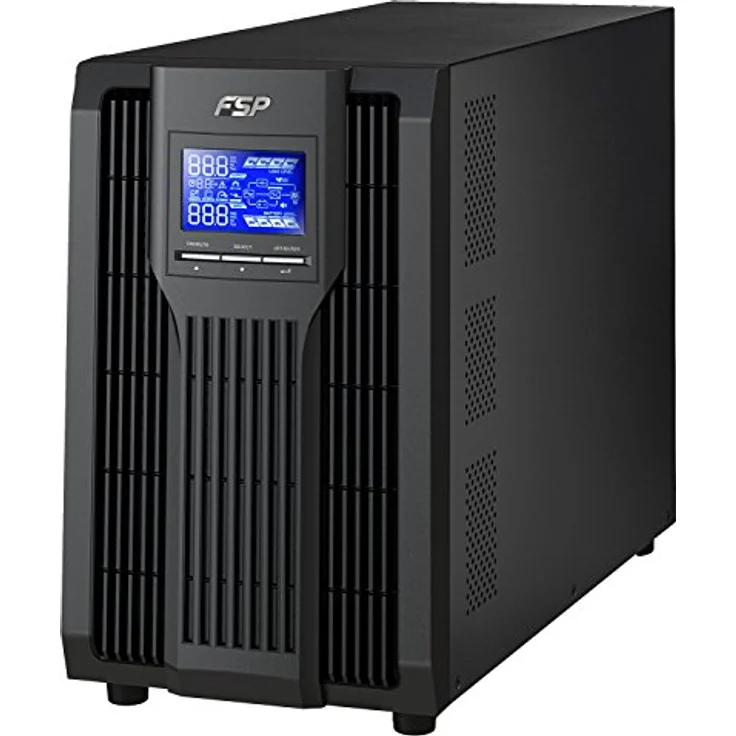 FSP Fortron Champ Tower 3k, echte Doppelwandler Online-USV,3000 VA - 2700 W, bis 300VAC, mit USB, RS-232 ,Eingangsleistungsfaktor-Korrektur, Generator kompatibel, Transfer Zeit 4 ms (Typical) – Bild 1