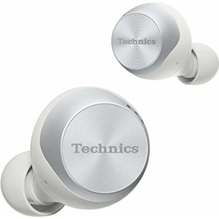 Technics EAH-AZ70WE-S True Wireless In-Ear Premium Class Kopfhörer (Noise Cancelling, Sprachsteuerung, kabellos) Silber – Bild 1