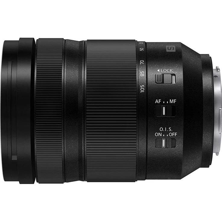 Panasonic S-R24105E LUMIX S Objektiv (24-105 mm, F4.0, Makro, O.I.S, Filtergröße 77 mm, Staub, spritzwasser und kältgeschützt) schwarz – Bild 3