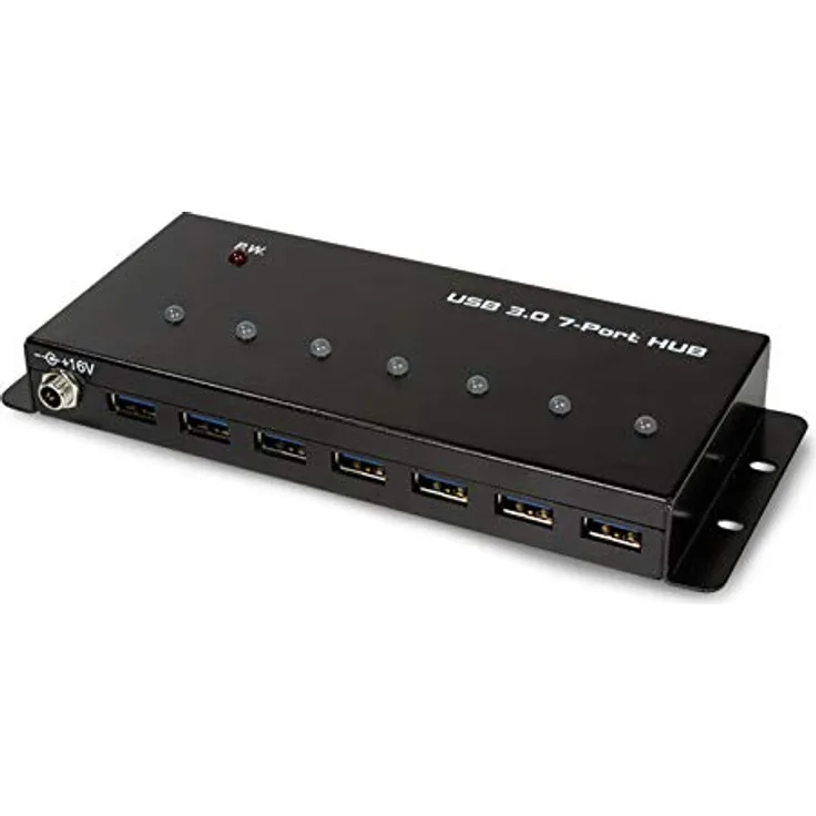 LogiLink - USB 3.0 Hub, 7-Ports, Industrieausführung