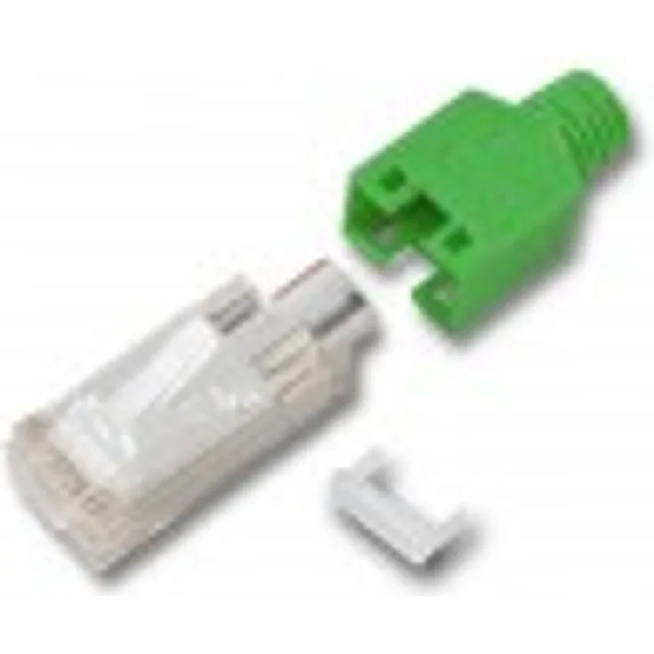 1 x Hirose TM11 RJ45 Modular CAT.5e Crimp Stecker grün