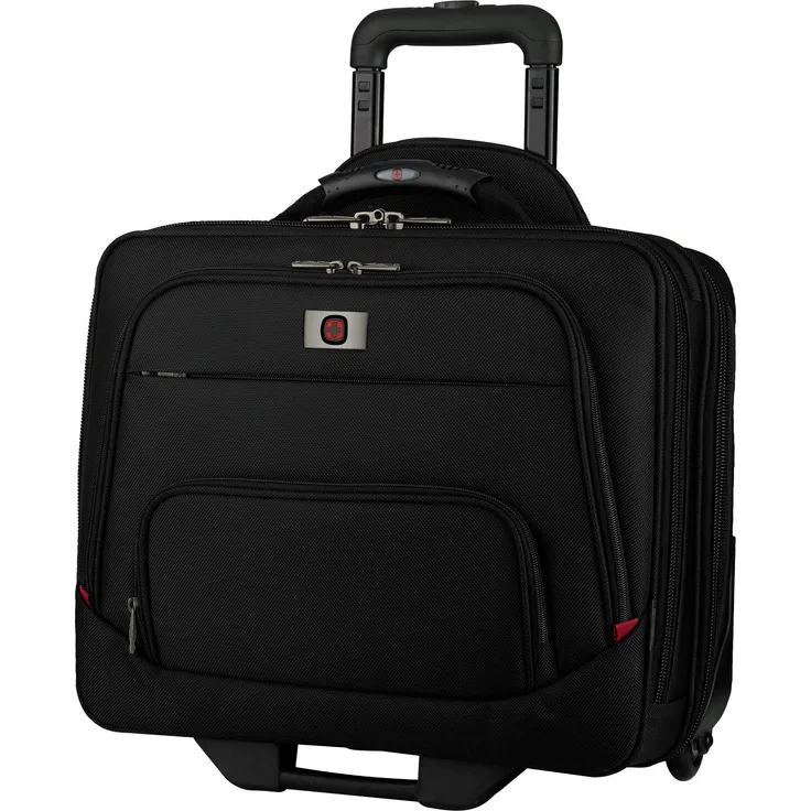 WENGER 605978 SPHERIA 16'' Wheeled Laptop Case, Smooth Glide 2.5-inch wheels with an Overnight Compartment in Black