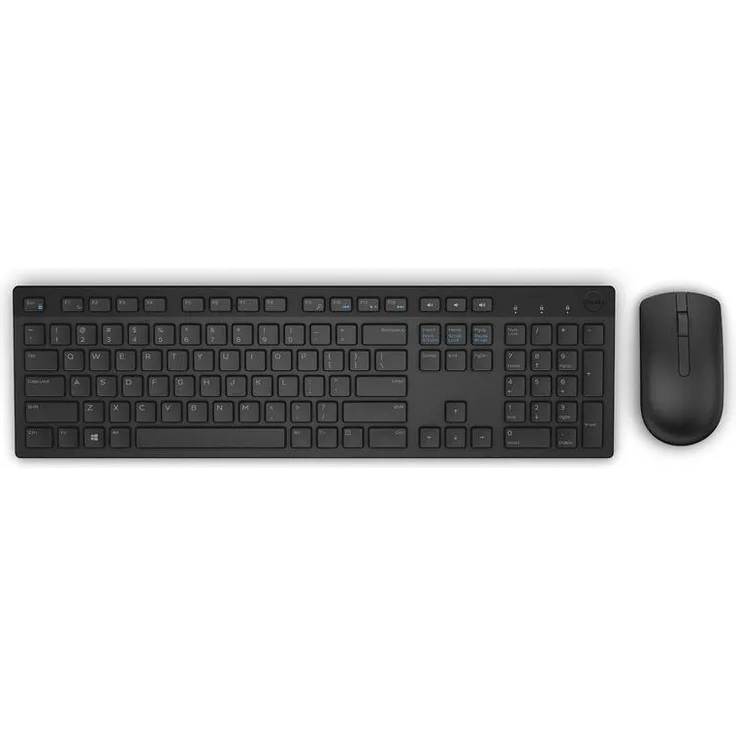 Dell KM636 - Tastatur-und-Maus-Set - kabellos - 2.4 GHz - QWERTZ - Deutsch - Schwarz - retail - für Inspiron 3195 2-in-1, 3471, 3671, 5490, 5590, Latitude 3500, Vostro 3671, 5481, 5581 (580-AGEY)