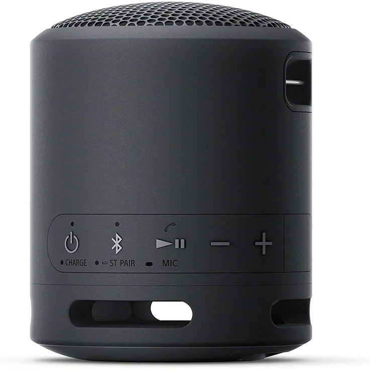 Sony SRS-XB13 Bluetooth-Lautsprecher, tragbar, Extra Bass, 16 Stunden Akkulaufzeit, wasserfest (IP67), Schwarz  – Bild 3