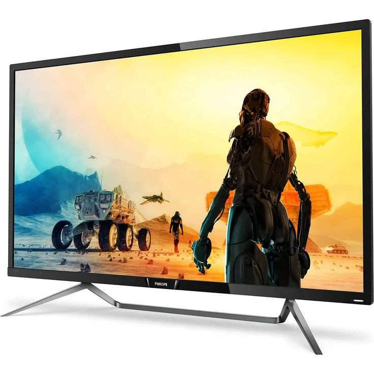 Philips 436M6VBPAB-00 108 cm (42,5 Zoll) Konsolen Monitor (HDMI, USB Typ-C, USB Hub, 4ms Reaktionszeit, DisplayPort, Mini DisplayPort, 60 Hz, 3840x2160, Ambiglow) schwarz – Bild 5