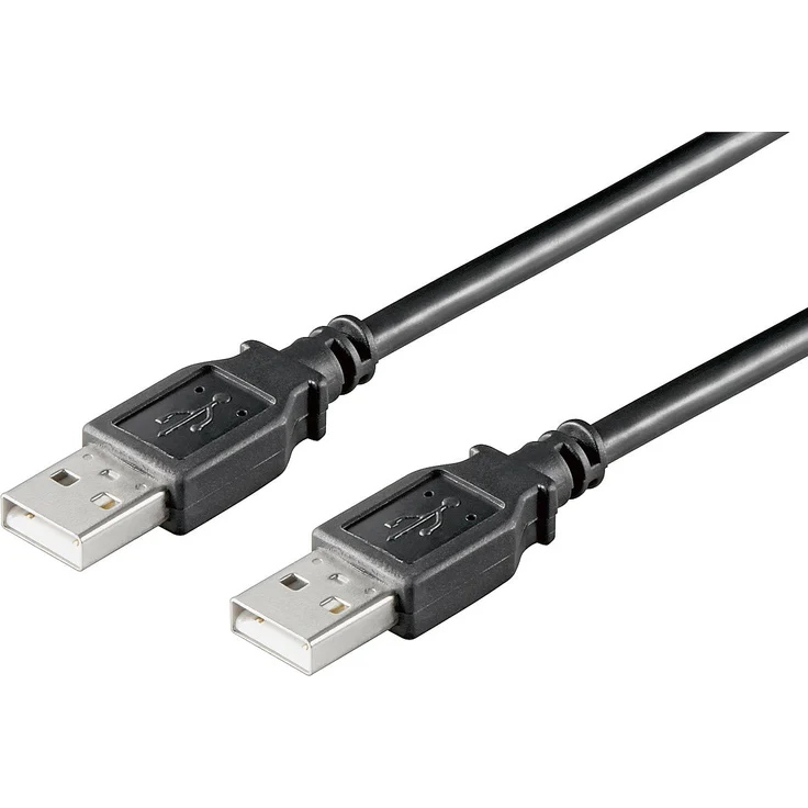 Ewent EW-100105-020-N-P - USB Kabel (1,8 m, USB A, USB A, 2.0, Schwarz) – Bild 1