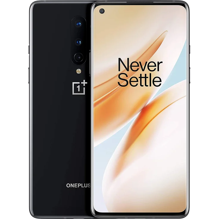 OnePlus 8 5G Smartphone 16,64cm (6,55 Zoll) AMOLED-Display, 128GB interner Speicher, 8GB RAM, Dual-SIM, Onyx Black – Bild 1