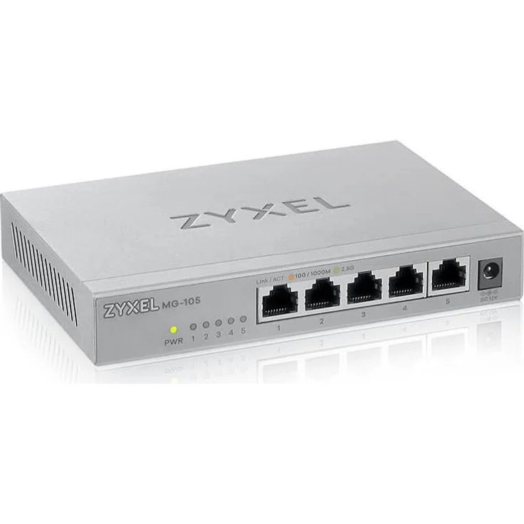Zyxel MG-105 5 Port 2,5G MultiGig Switch unmanaged – Bild 1