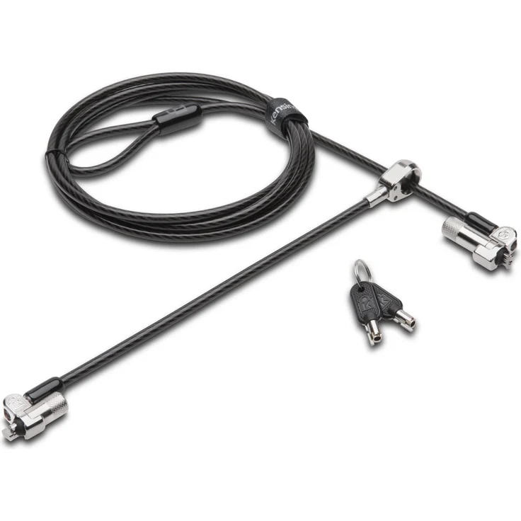 Kensington K64448WW Sicherheitschlösser mit Nano-Security Slot schwarz-Silber – Bild 1