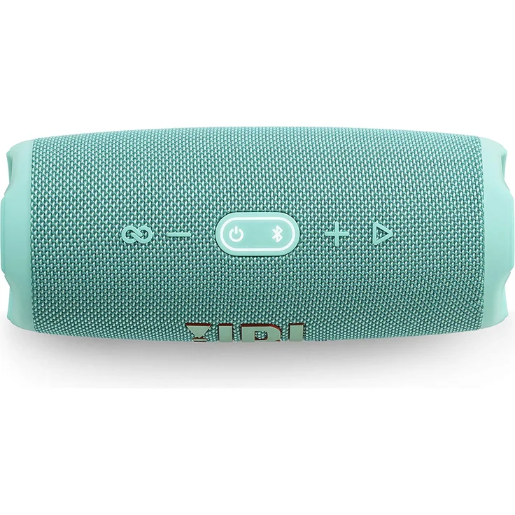 JBL Charge 5 Bluetooth-Lautsprecher mit 20 Stunden Akkulaufzeit, Powerbank, PartyBoost, wasserfest türkis – Bild 10