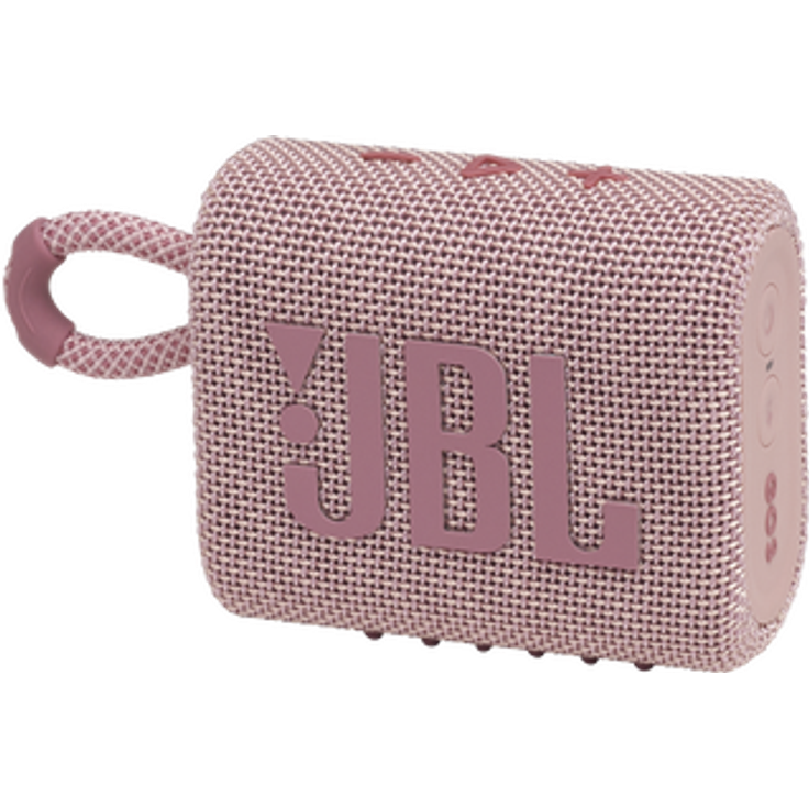 JBL GO 3 Tragbarer wasserdichter Bluetooth-Lautsprecher pink Bluetooth-Lautsprecher, wasserdicht, pink – Bild 1