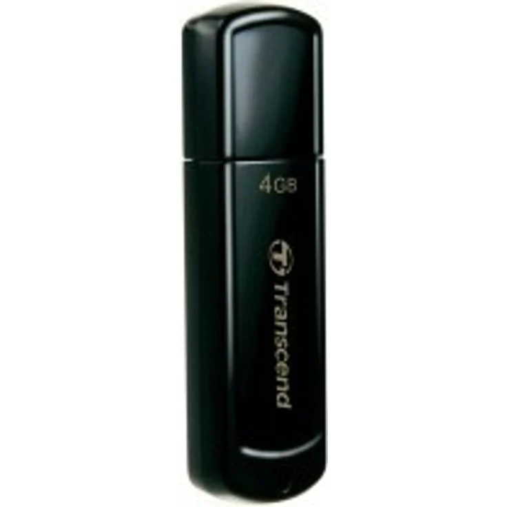 Transcend JetFlash 350 4GB USB-Stick (nur 8,5g) schwarz – Bild 1