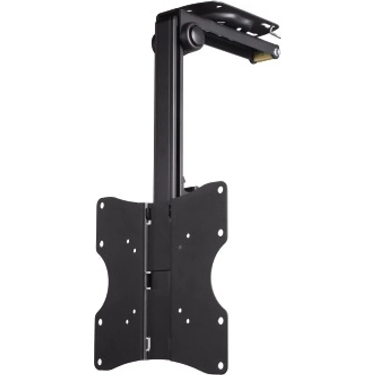 Hama Deckenhalterung TV (schwenkbar, neigbar, klappbar, höhenverstellbar, Halterung für Fernseher mit 48 ? 117 cm Diagonale (19 bis 46 Zoll), bis 20 kg) schwarz – Bild 1