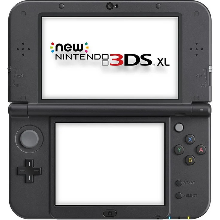 New Nintendo 3DS XL Solgaleo und Lunala Limited Edition Metallic Schwarz 256MB & 4GB Speicherkarte – Bild 2