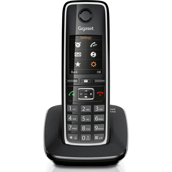 Gigaset C530 Candy-Bar, DECT-Telefon, schwarz – Bild 1
