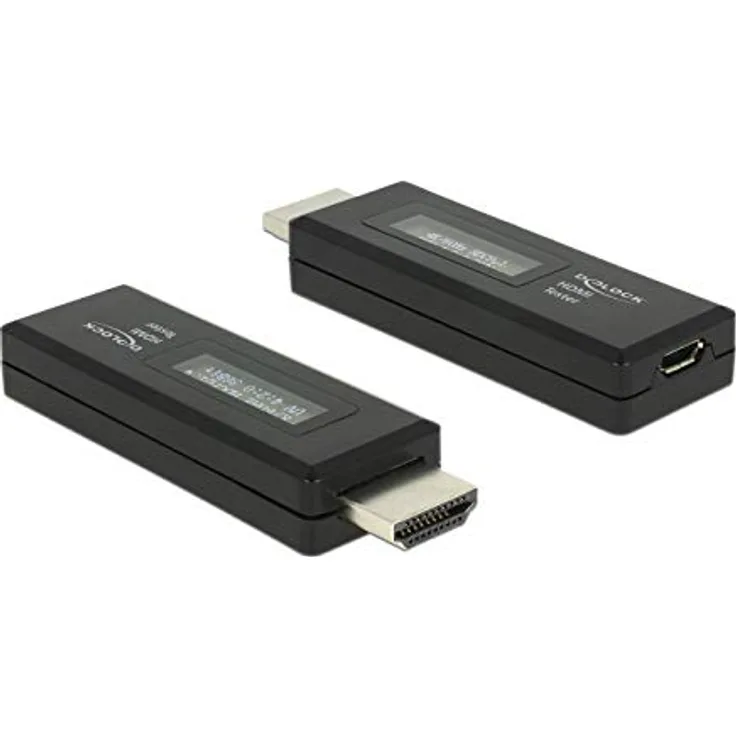 DeLock HDMI Tester für EDID Information mit OLED Anzeige