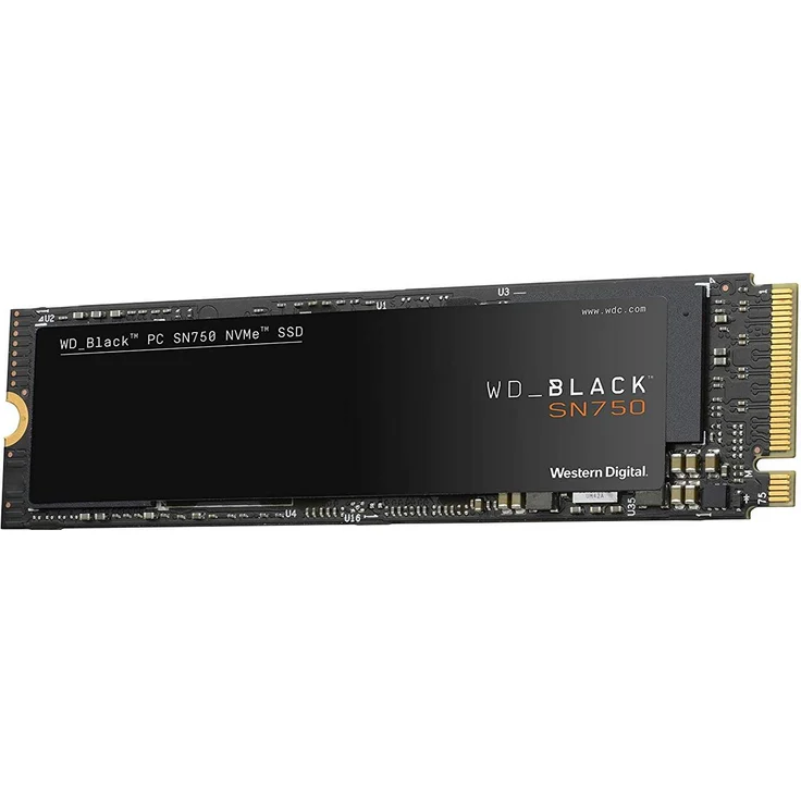 WD Black SN750 NVMe SSD WDS100T3X0C - Solid-State-Disk - 1 TB - intern - M.2 2280 - PCI Express 3.0 x4 (NVMe) (WDS100T3XHC-00SJG0) – Bild 1