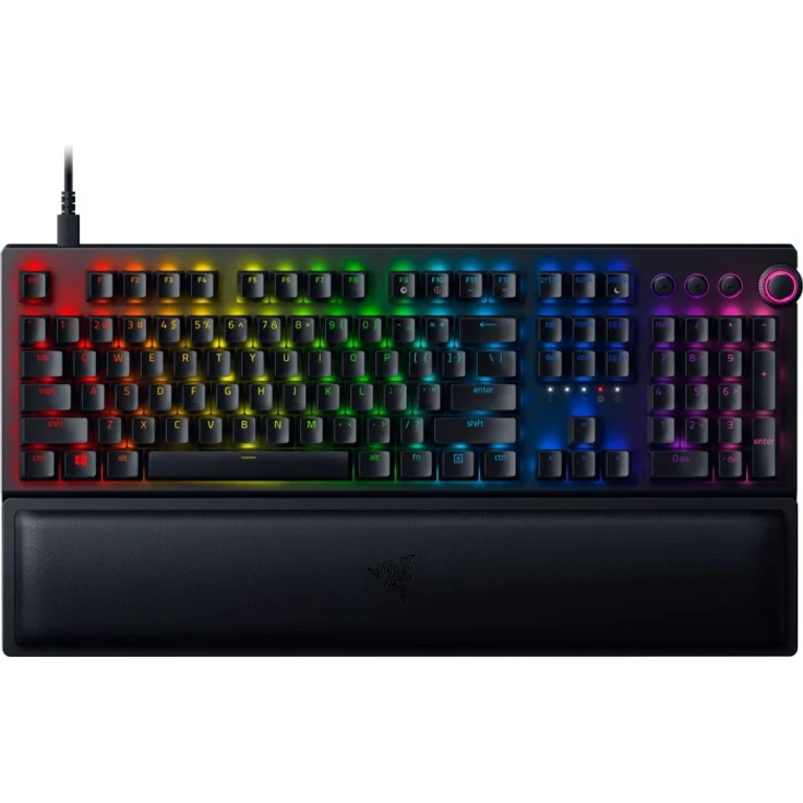Razer BlackWidow V3 Pro - Tastatur - Hintergrundbeleuchtung - USB, Bluetooth, 2.4 GHz - Deutsch QWERTZ - Razer Green (RZ03-03530400-R3G1) – Bild 1