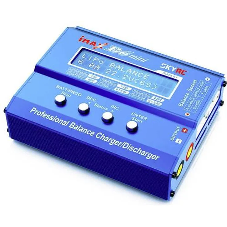 SKYRC B6 Mini Modellbau-Multifunktionsladegerät 6A LiPo, LiFePO, LiIon, NiMH, NiCd, Blei
