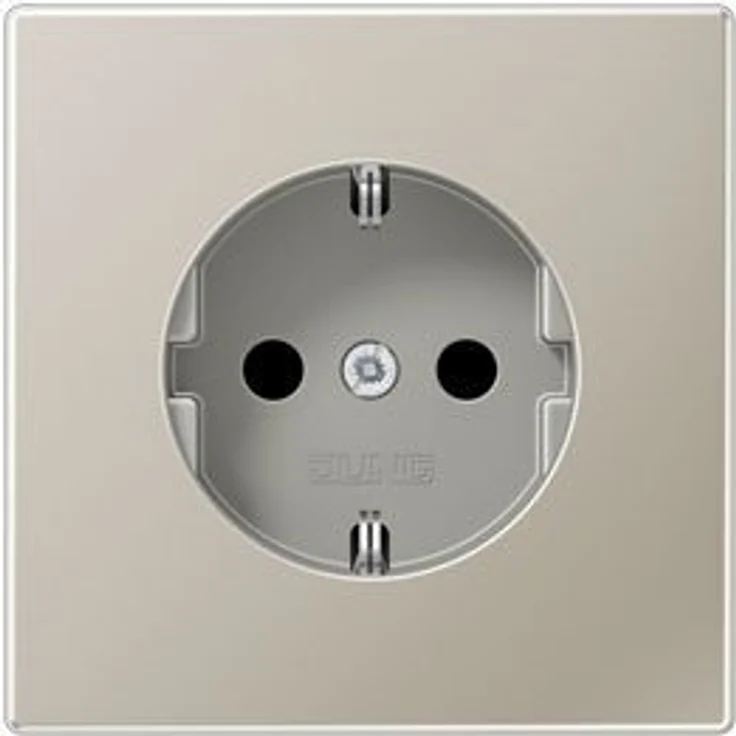 Jung AL 1520 D Schuko Steckdose 16 A 250 V Serie LS edelstahl – Bild 1