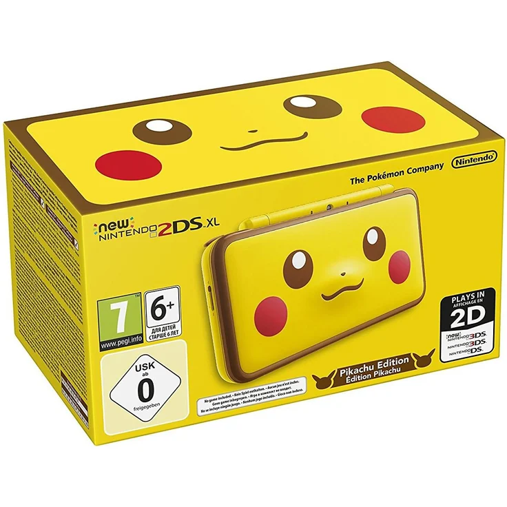New Nintendo 2DS XL Pikachu Edition Gelb 256MB & 4GB Speicherkarte – Bild 6