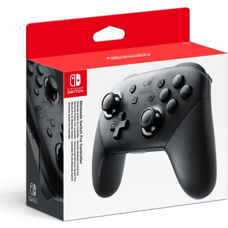 Nintendo Pro Controller, Schwarz (2510466) (Switch) – Bild 4