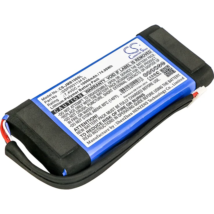 Ersatzakku - CS-JMB100SL - JBL Boombox / GSP0931134 01 - 7,4 Volt 10000mAh Li-Polymer