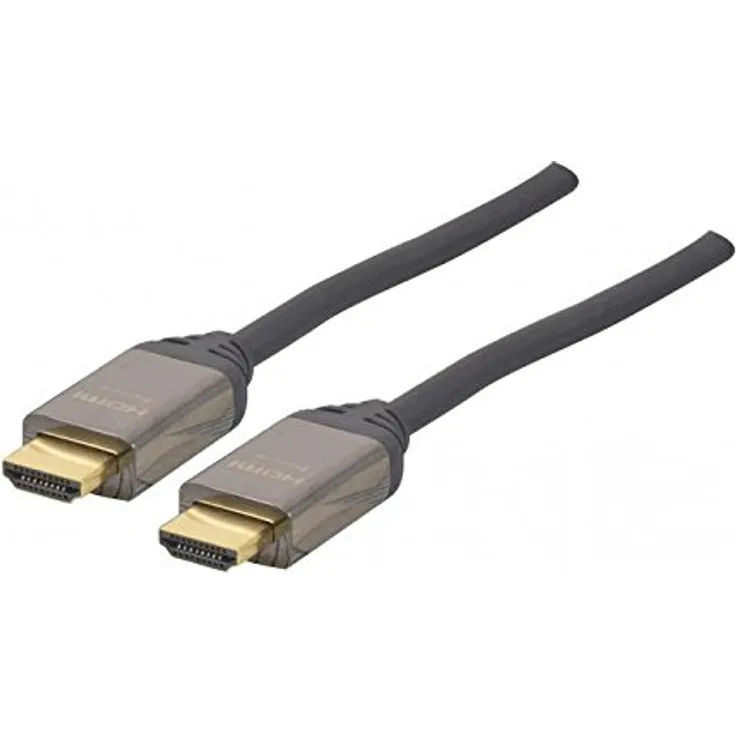 HDMI PREMIUM Highspeed Kabel mit Ethernet, High Qualitiy, HDMI St. A / St. A,, 5,0 m Hochwertiges Anschlusskabel zur Übertragung von digitalen Monitor- und TV-Signalen (127699)