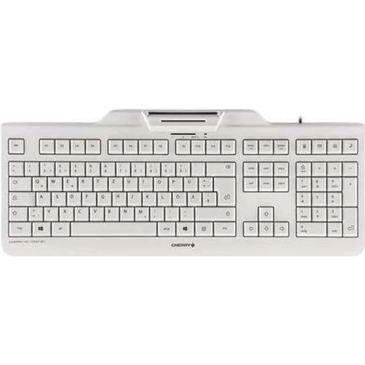 CHERRY KC 1000 SC - Tastatur - Deutsch QWERTZ - Pale Gray (JK-A0100DE-0) – Bild 1