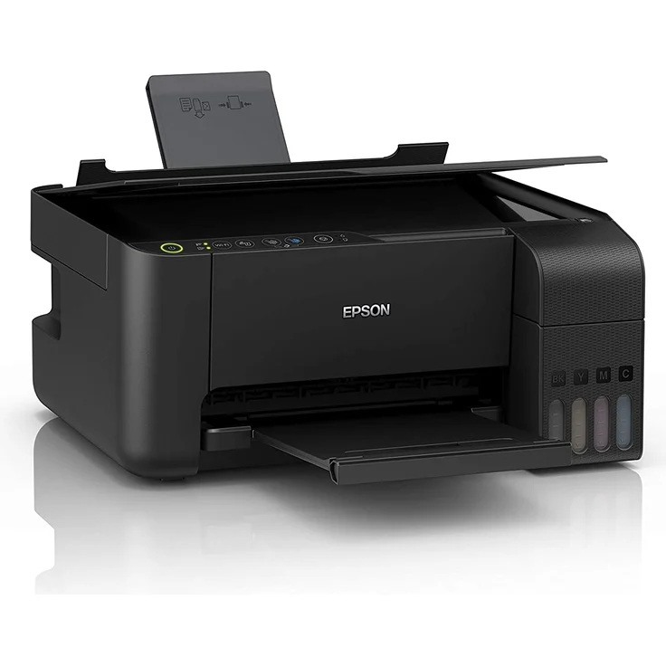 Epson EcoTank ET-2710 (3-in-1) Multifunktionsdrucker - (Tintenstrahl) Farbe, Druckgeschwindigkeit: 10 s/w, 5 Farbe, Auflösung: 5760 x 1440, WLAN, Mobile Print, Wi-Fi Direct (C11CG86403) – Bild 5