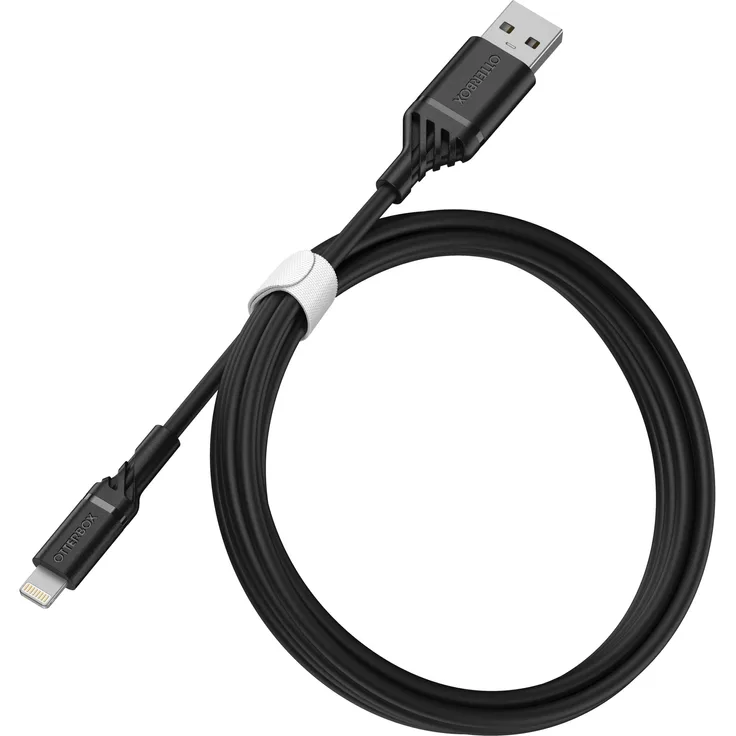 Otterbox Ladekabel Lightning > USB-A Kabel, schwarz, 1 Meter