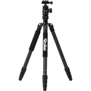 Bild für Rollei C5I I Schwarz I leichtes Foto-Stativ aus Carbon I Reise-Stativ mit Kugelkopf und Stativtasche I Verwendbar als Macrostativ