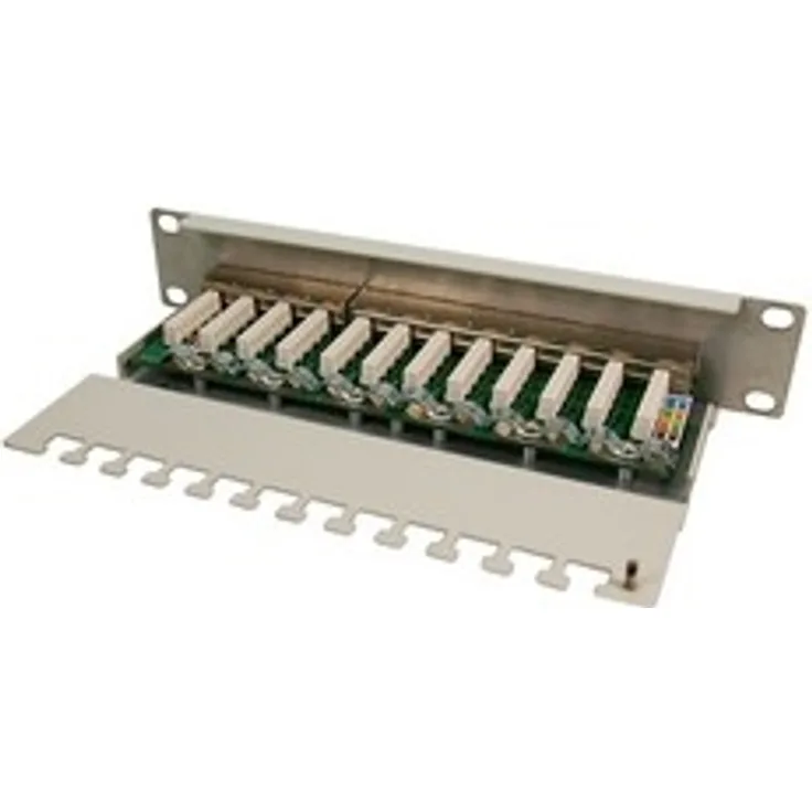Logilink patchpanel 12-port rj45 10'' cat6 geschirmt (np0041)
