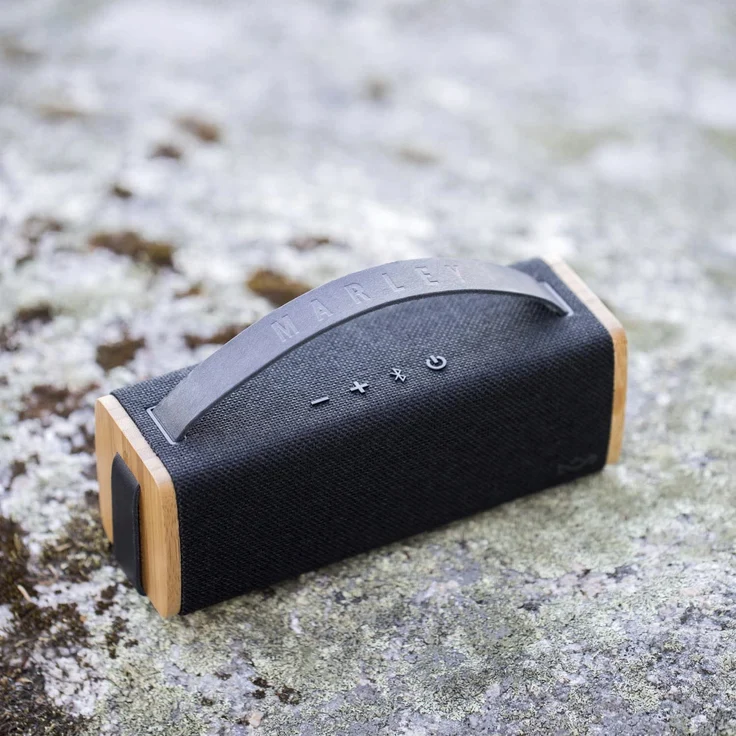 The House Of Marley Riddim Bluetooth-Lautsprecher mit Mikrofon, schwarz – Bild 15